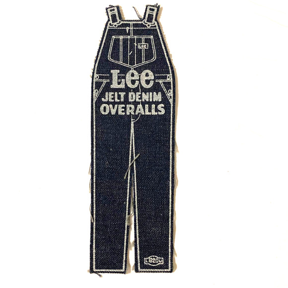 Lee Other - Vintage Lee Jelt Denim Die Cut Overalls Advertising Patch NWOT